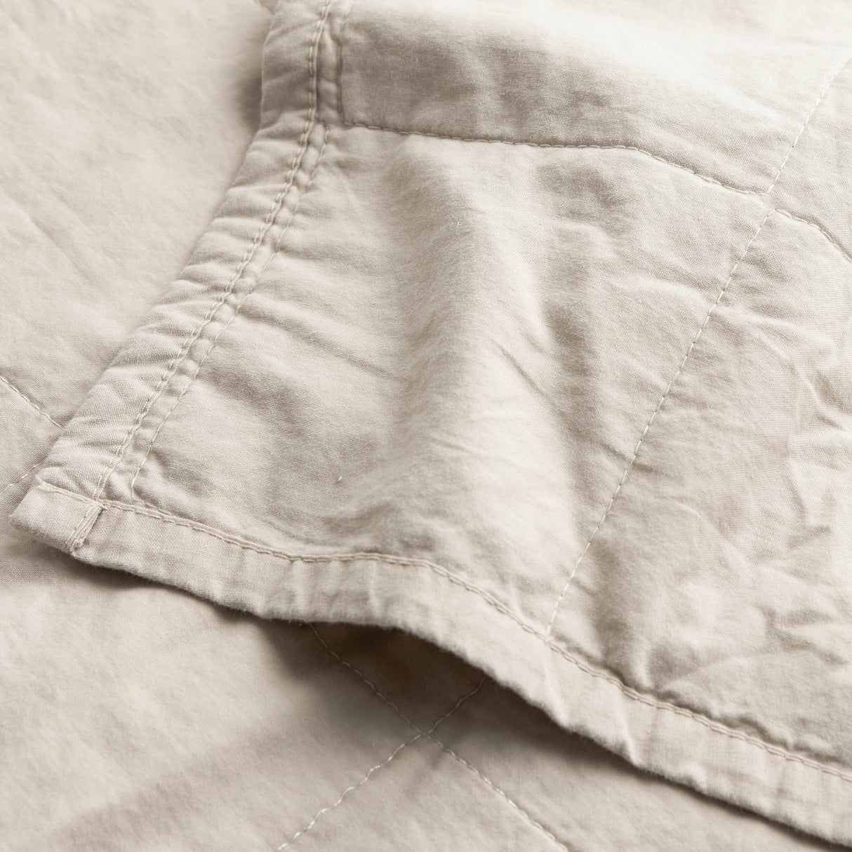 The Linen Yard Hebden Quilted Washed Cotton Bedspread