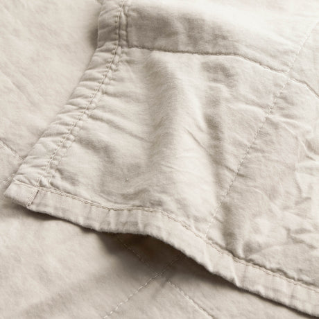 The Linen Yard Hebden Quilted Washed Cotton Bedspread