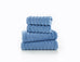 The Lyndon Company Hamilton Soft Rib Zero Twist 100% Cotton 550gsm Cornflower Towels
