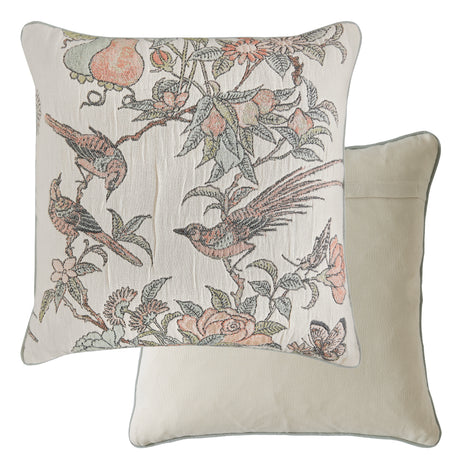 Historic Royal Palaces Hampton Jacquard Multi 45cm x 45cm Microfibre Filled Cushion