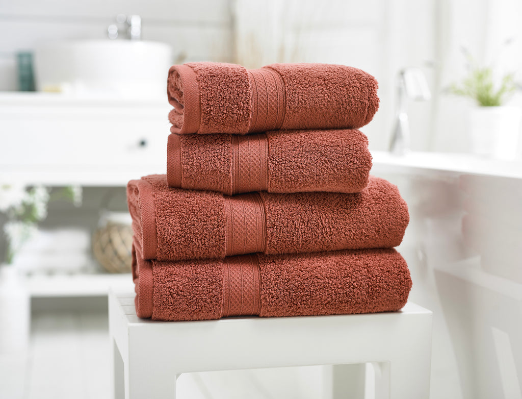 Deyongs Hathaway 650gsm Zero Twist Cinammon 100% Cotton Towels