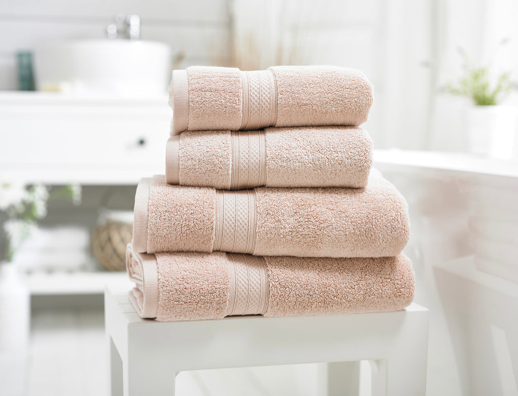 Deyongs Hathaway 650gsm Zero Twist Pink 100% Cotton Towels