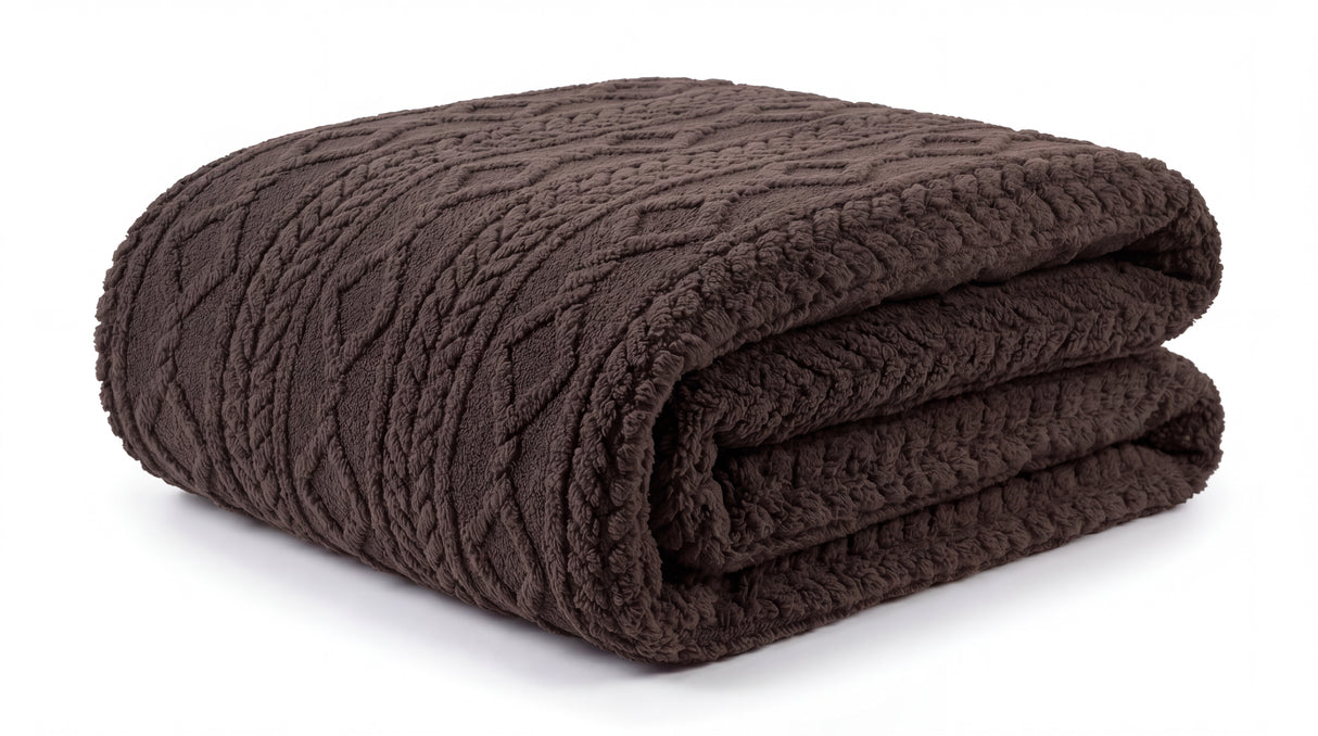 Deyongs Helsingborg Teddy Fleece 130cm x 180cm Throw