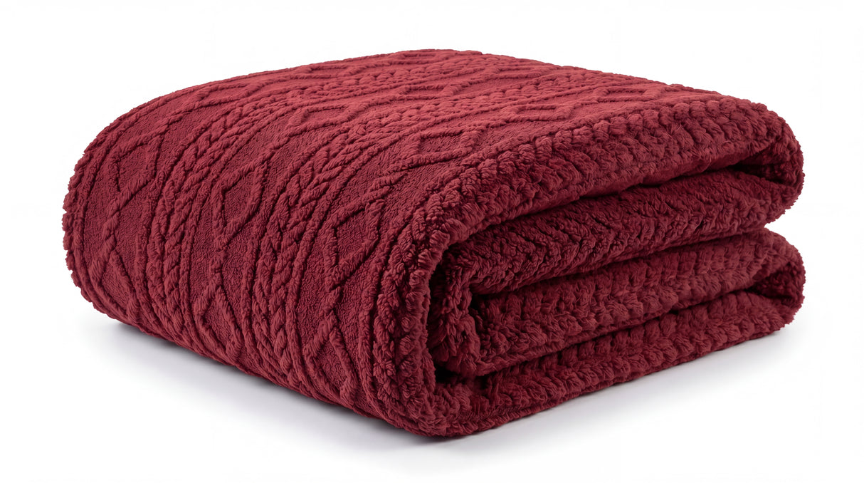 Deyongs Helsingborg Teddy Fleece 130cm x 180cm Throw