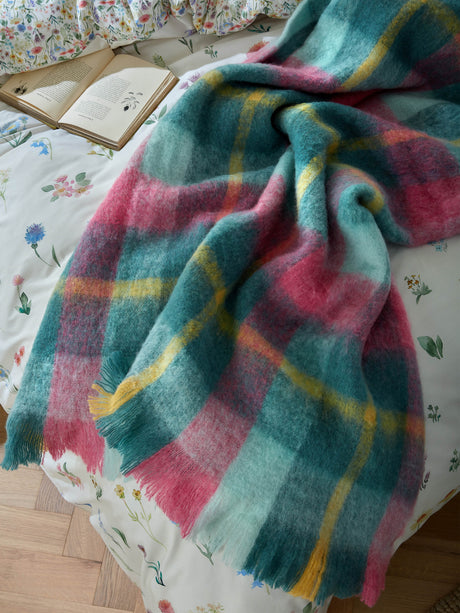 Bluebellgray Highland Check 130cm x 170cm Throw