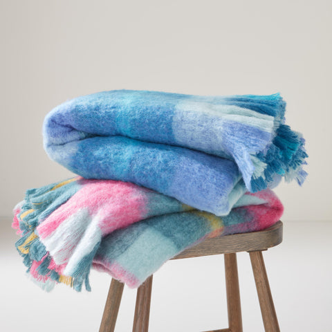 Bluebellgray Highland Check 130cm x 170cm Throw