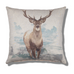 Style Highland Stag Tartan 43cm x 43cm Polyester Filled Cushion