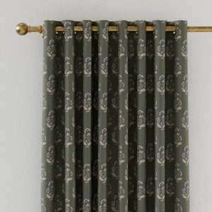 Joules Chamomile Lined Blackout Eyelet Curtains