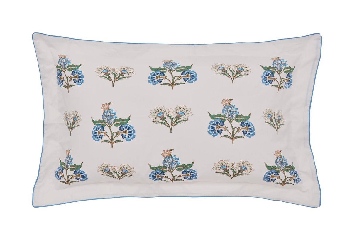 Joules Chintz Floral Blue/Creme Duvet Set