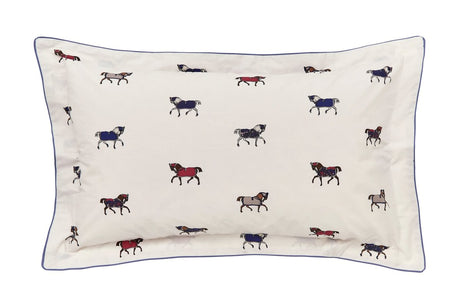 Joules Dressage Horses Creme/Multi Duvet Set