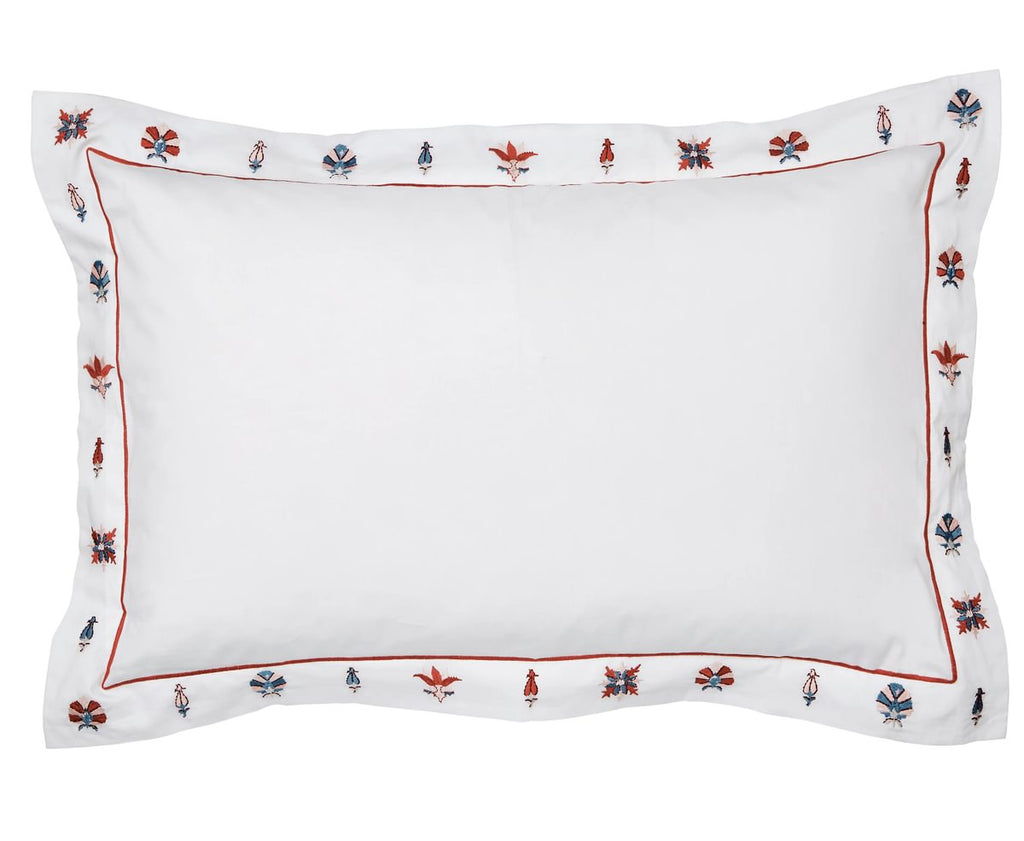 Joules Siesta to Fiesta Blue Multi Oxford Pillowcase Pair