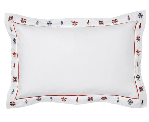 Joules Siesta to Fiesta Blue Multi Oxford Pillowcase Pair