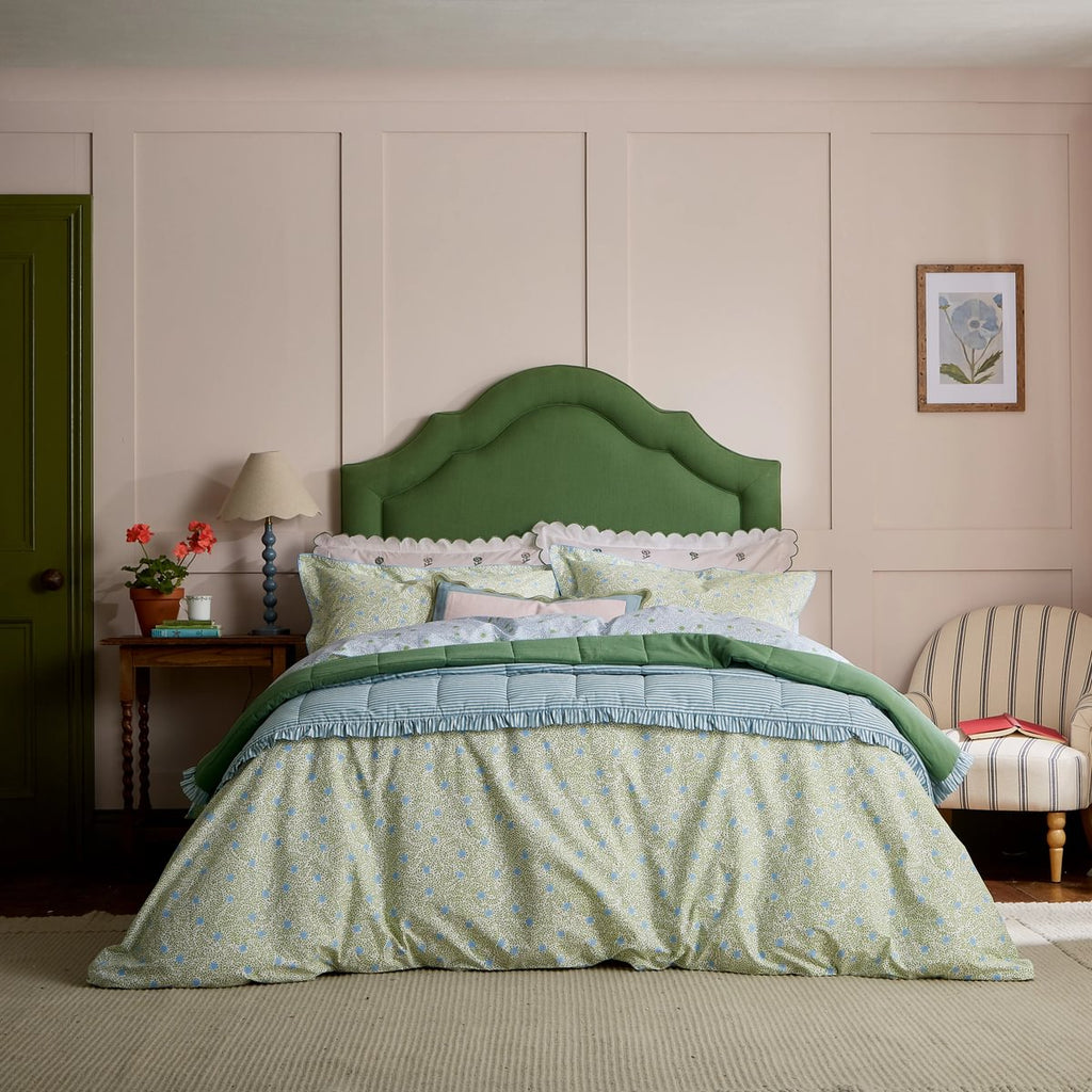 Joules Trailing Ditsy Green Duvet Set