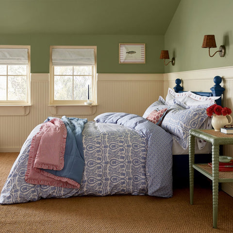 Joules Wandering Indienne Blue Duvet Set