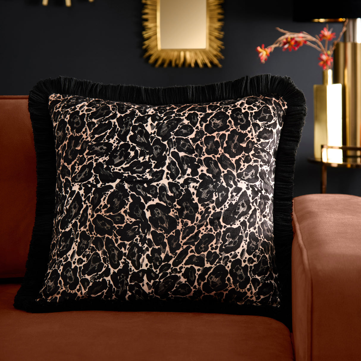 Laurence Llewelyn Bowen Josephine Gold 43cm x 43cm Polyester Filled Cushion