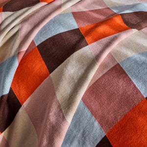 Made Keava Orange 130cm x 180cm Knitted Throw
