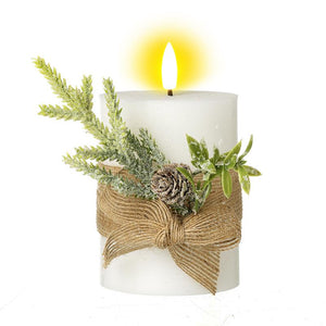 Heaven Sends KHG020AA White Decorative LED Candle