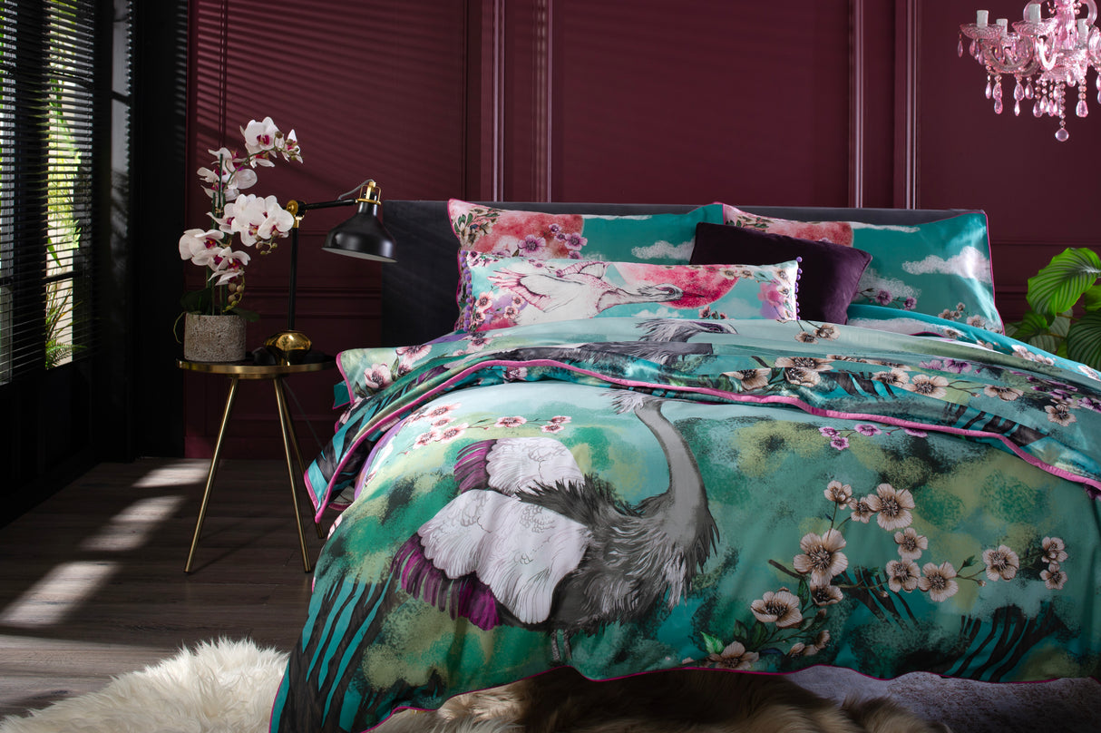 House of Norris Flight of the Heron Multi Duvet Set