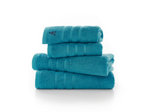 Lobster Creek Kaleidoscope 100% Cotton Turquoise Towels