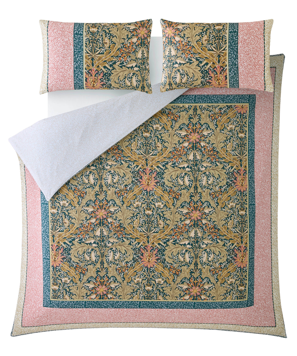 William Morris at Home Kelmscott Navy Rose Duvet Set