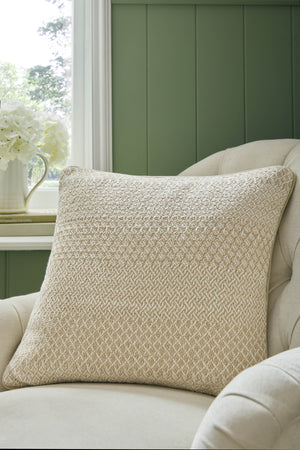 Laura Ashley Kempley Woven 45cm x 45cm Microfibre Filled Cushion