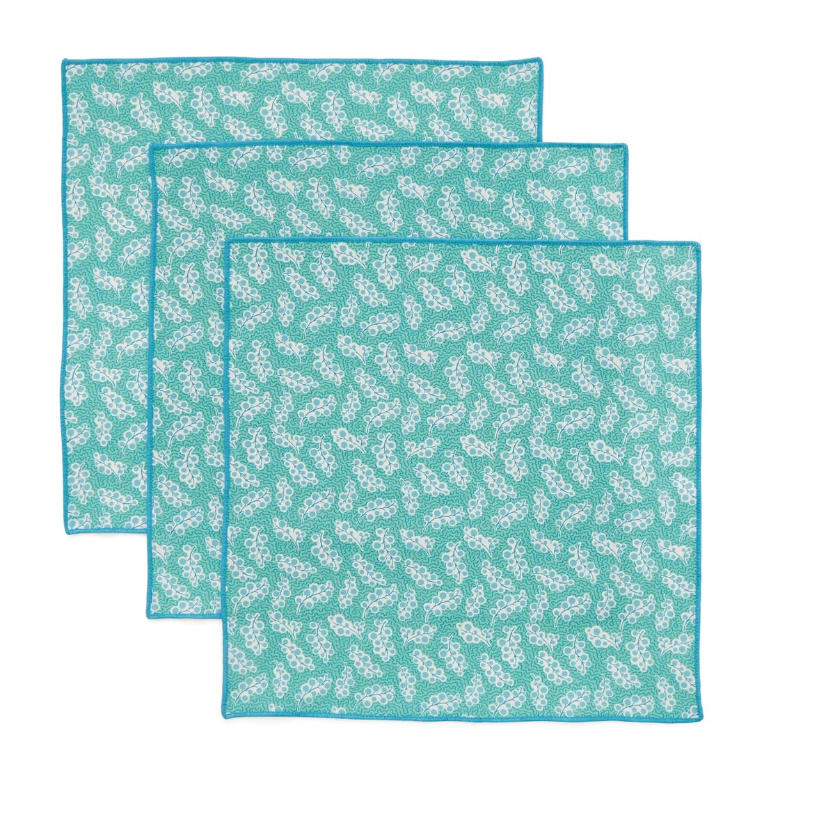 Land & Shore Livie Green Cotton Napkins Pack of 4