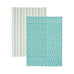Land & Shore Ticking Stripe 2 Pack Tea Towel