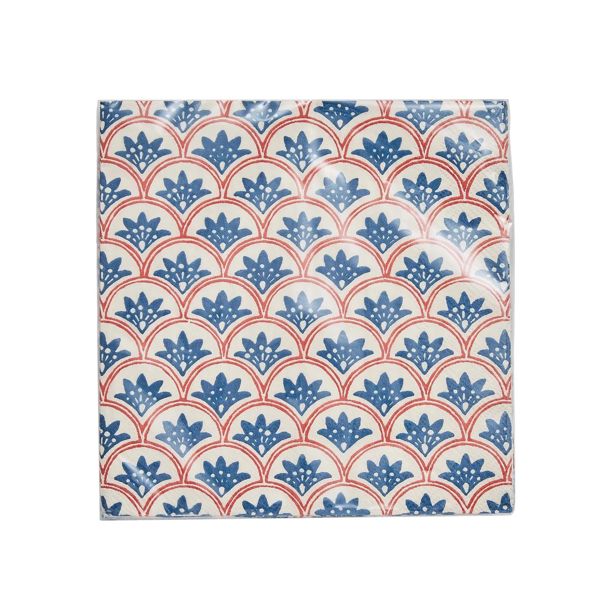 Land & Shore Dawn Blue/Red Paper Napkins Pack of 20