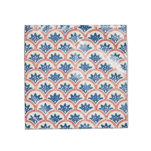 Land & Shore Dawn Blue/Red Paper Napkins Pack of 20