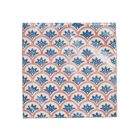 Land & Shore Dawn Blue/Red Paper Napkins Pack of 20