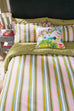 Land & Shore Raven Stripe Multi Duvet Set