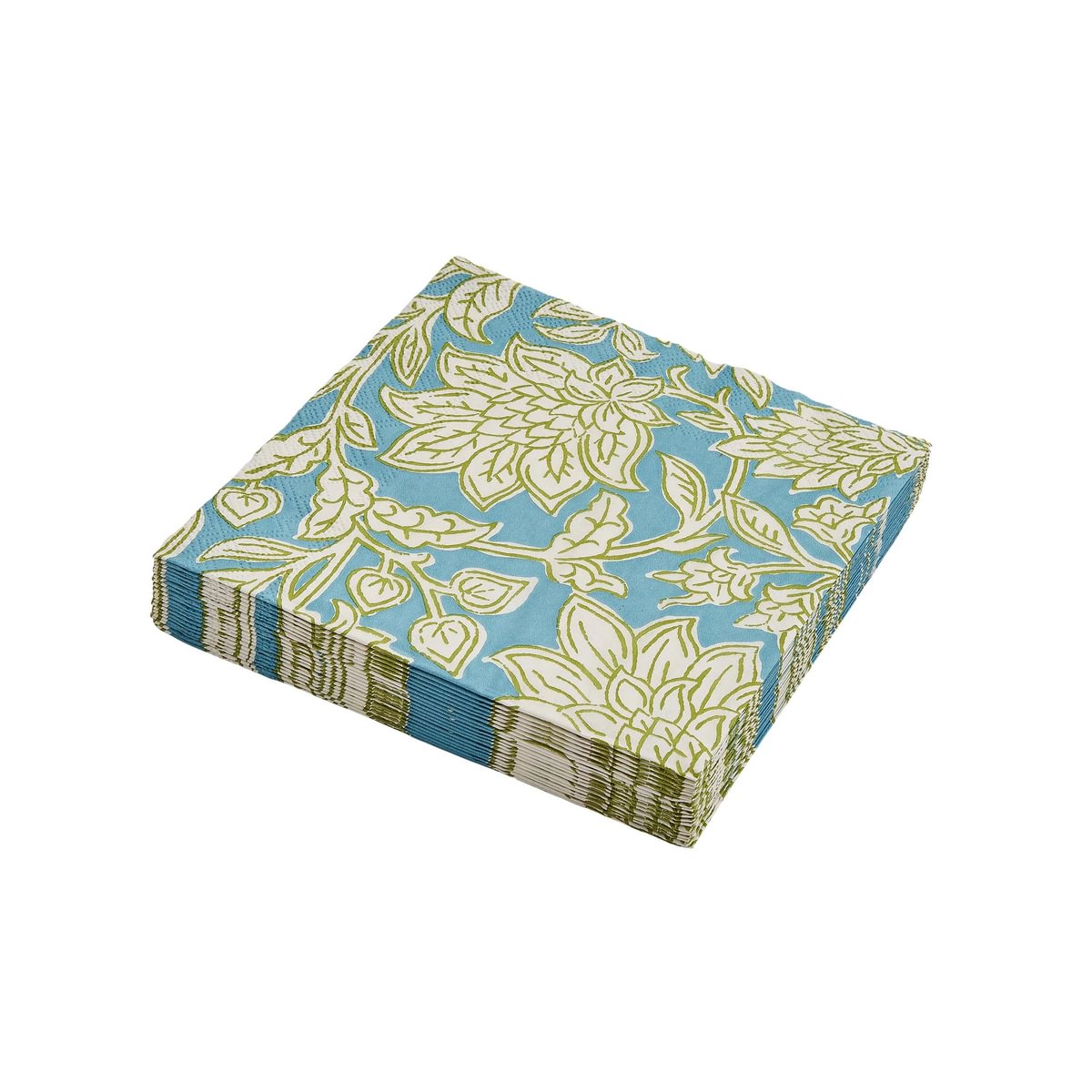 Land & Shore Rowallane Green Paper Napkins Pack of 20