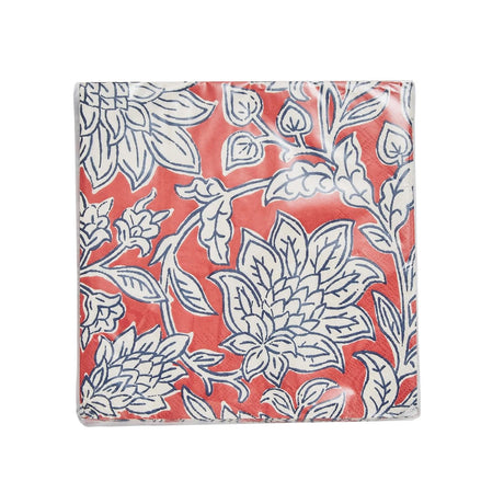 Land & Shore Rowallane Blue/Red Paper Napkins Pack of 20