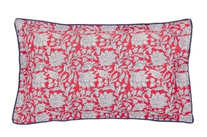 Land & Shore Rowallane Blue/Red Duvet Set