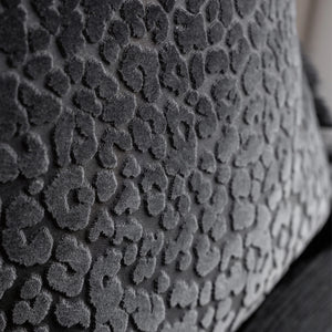 Rockett St George Leopard Love Cut Velvet 50cm x 50cm Polyester Filled Cushion