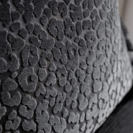 Rockett St George Leopard Love Cut Velvet 50cm x 50cm Polyester Filled Cushion