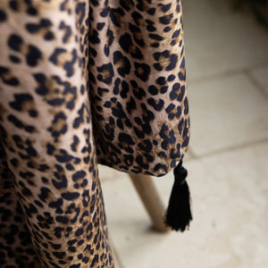 Rockett St George Leopard Love Black 125cm x 150 Throw