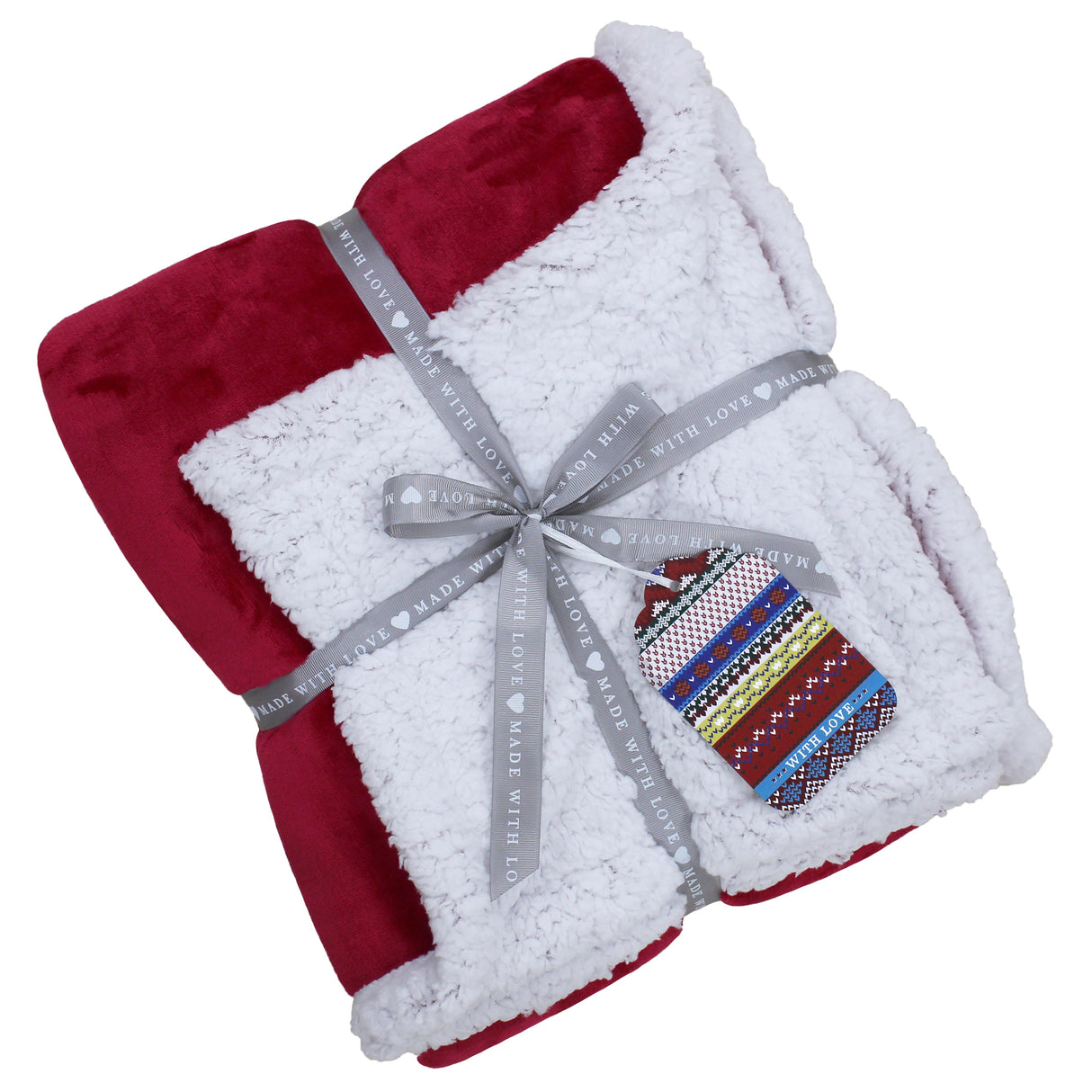 Riva Lux Sherpa Fleece 127cm x 152cm Throw