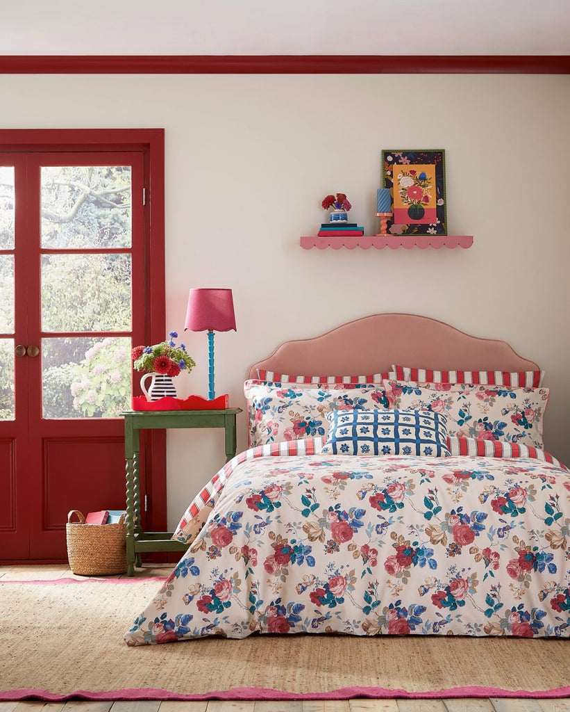 Land & Shore Alec Blue/Red Duvet Set