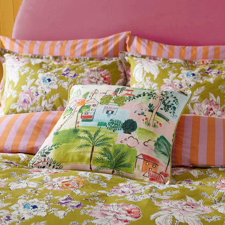 Land & Shore Rudie Multi 50cm x 50cm Fibre Filled Cushion