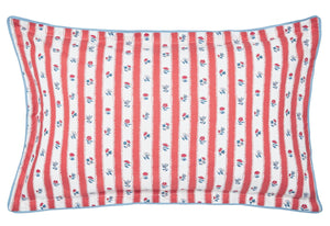 Land & Shore Quintin Stripe Blue/Red Duvet Set