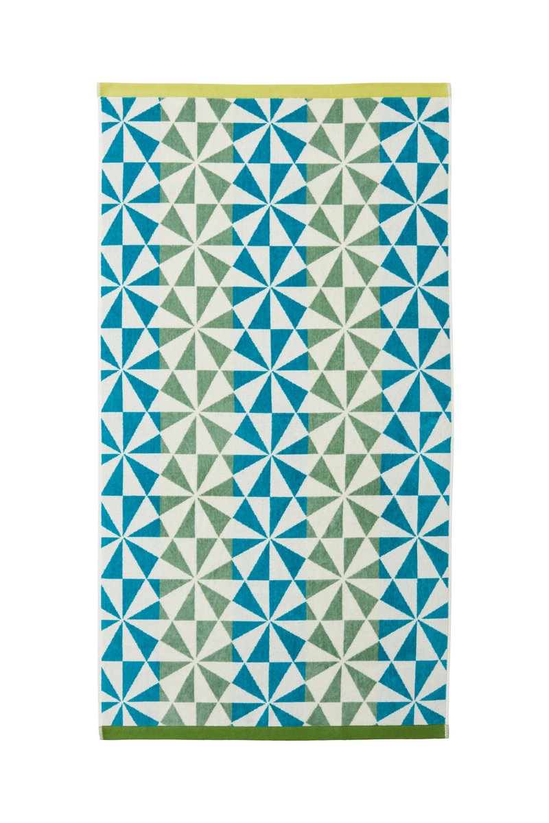 Land & Shore Sails Green 100% BCI Cotton 500gsm Towels