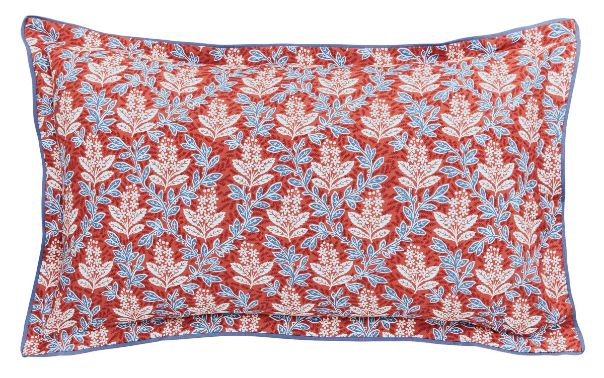 Land & Shore Willa Blue/Red Duvet Set