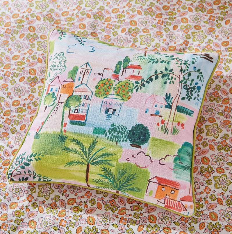 Land & Shore Rudie Multi 50cm x 50cm Fibre Filled Cushion