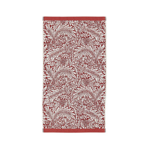 William Morris at Home Larkspur Brick 100% Cotton 580gsm Towels
