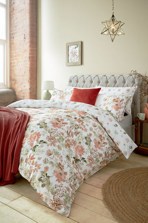 Laura Ashley Lewcombe Terracotta Duvet Set