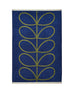Orla Kiely Linear Stem Navy-Olive 100% Cotton 580gsm Towels