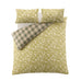 Laura Ashley Litton Olive Green 100% Brushed Cotton Duvet Set