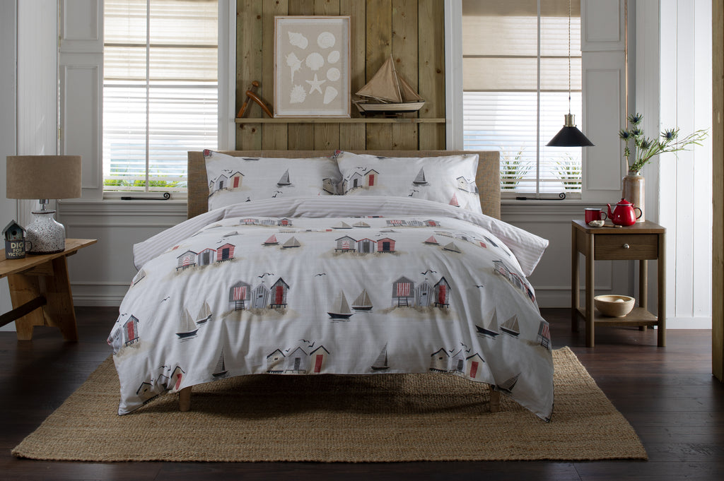 Lobster Creek Sheringham Beach Huts Duvet Set