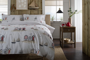 Lobster Creek Sheringham Beach Huts Duvet Set